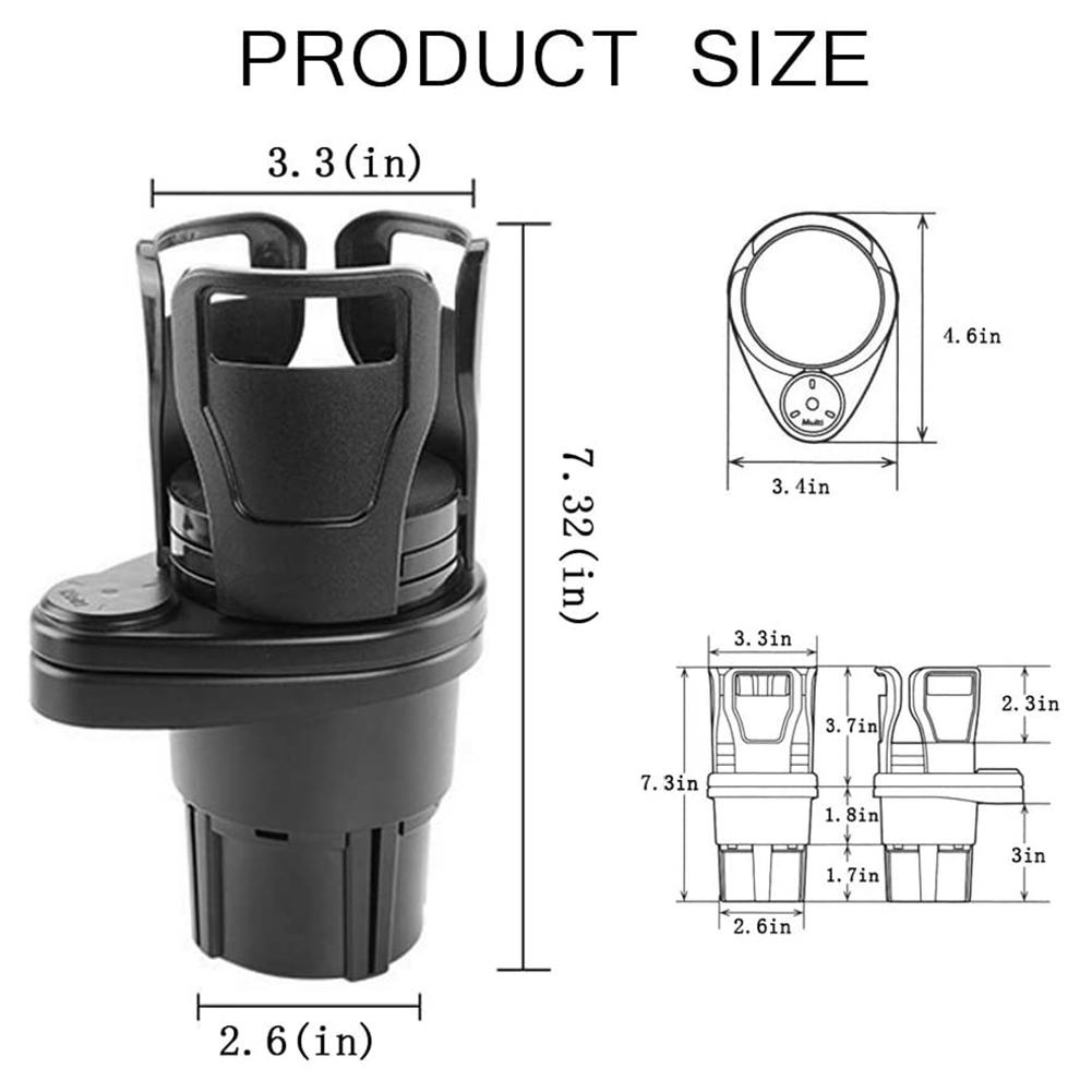 Multifunctional Vehicle-mounted Water Cup Drink Holder Bracket Cup Holder