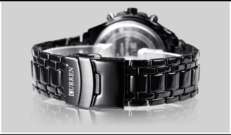 Men's Watch Business Steel Belt Quartz Watch