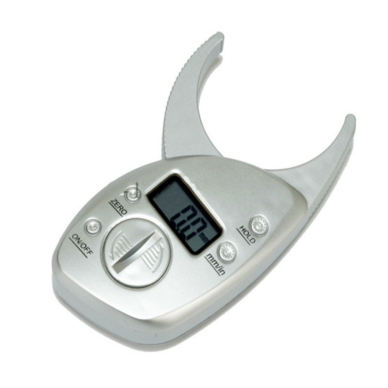 Digital Body Fat Caliper Skinfold Caliper LCD Display Analyzer Tape Measure Pack Slimming Scales Loss Weight Anti-slip Handle